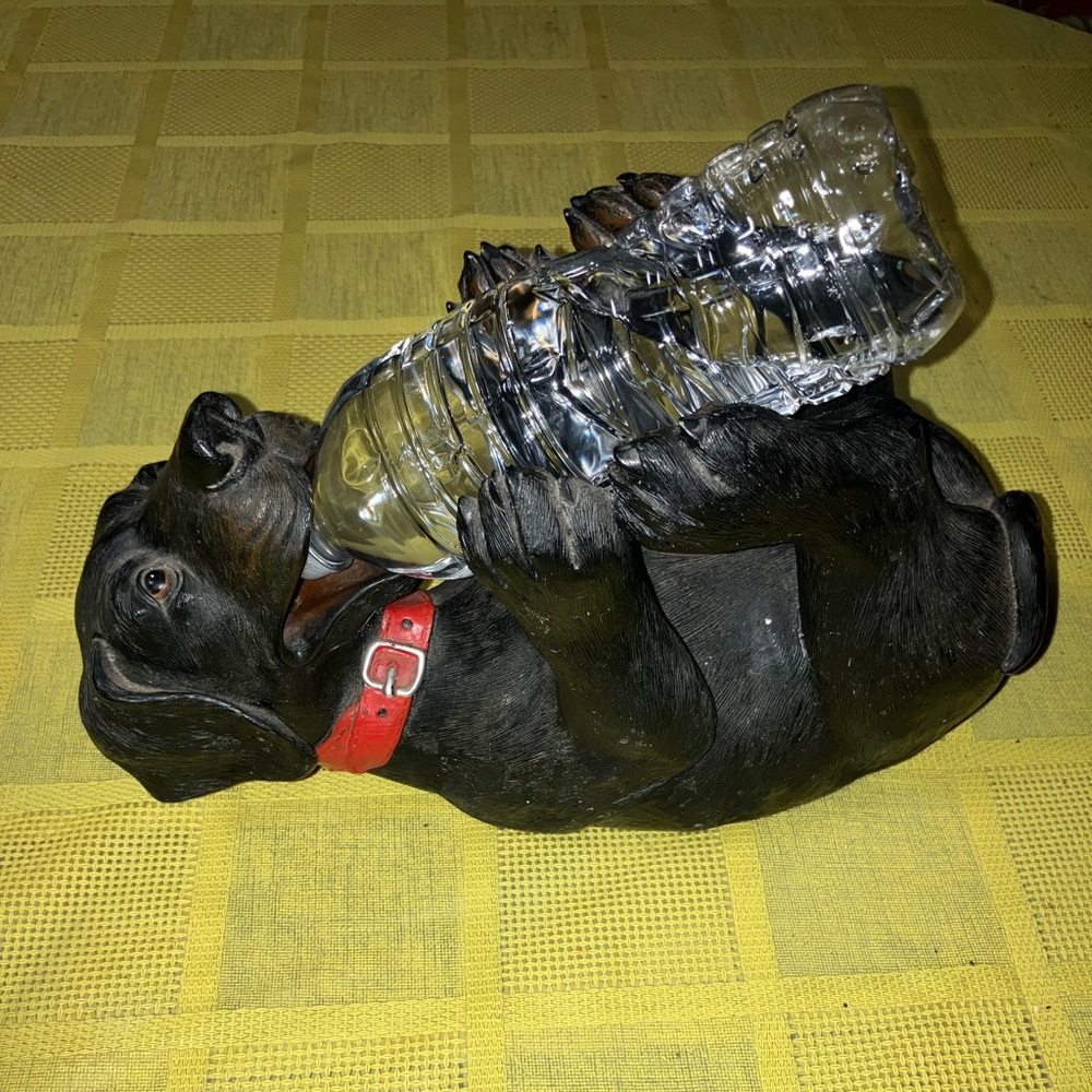 Black Lab Wine Bottle Holder